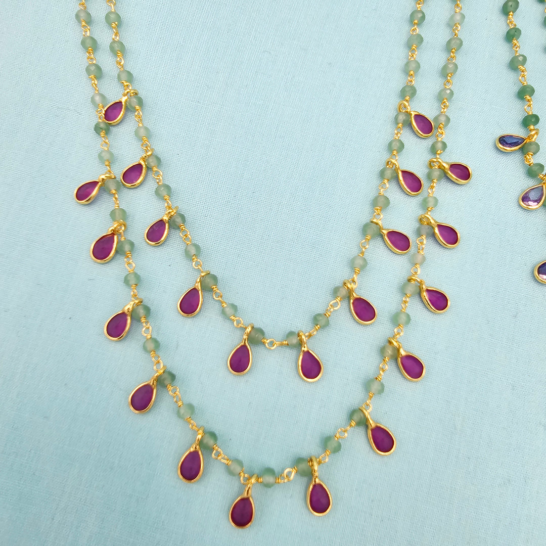2 Layers beads with Drops