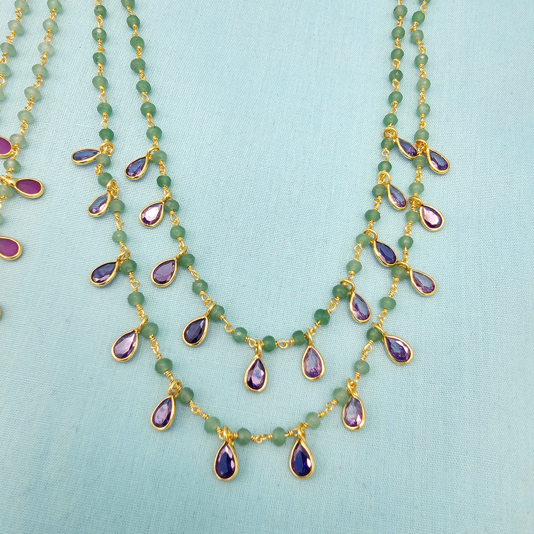 2 Layers beads with Drops