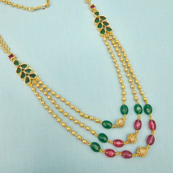 3 Layers beads with CZs