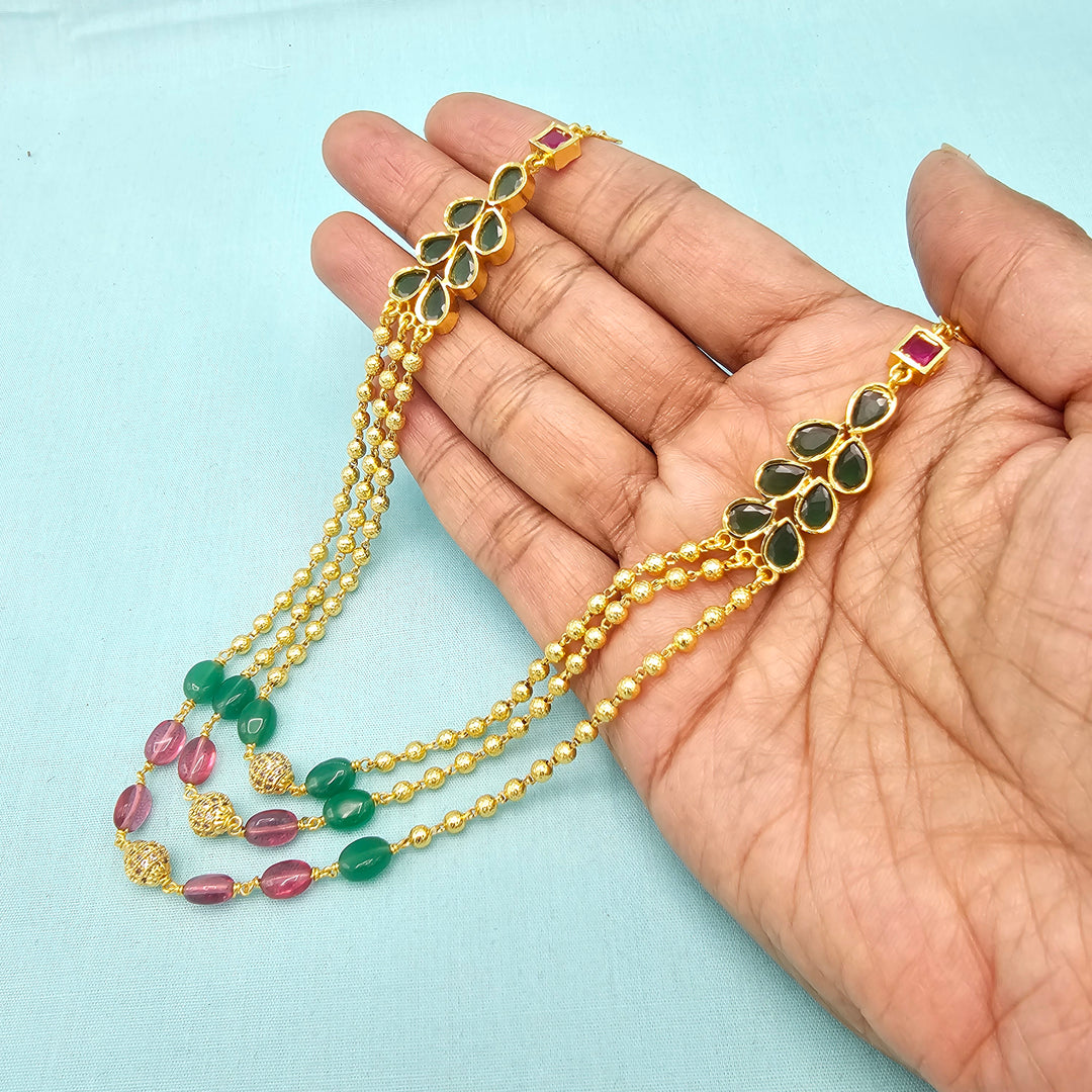 3 Layers beads with CZs