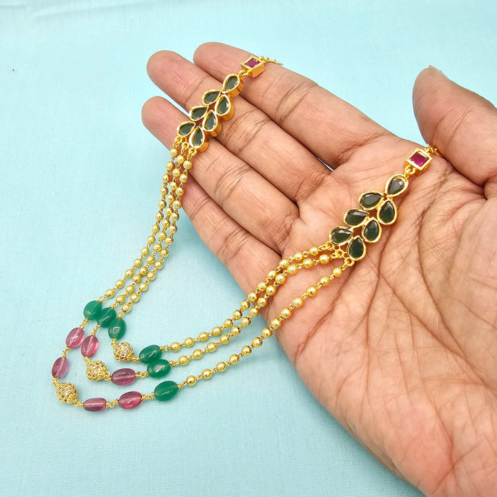 3 Layers beads with CZs