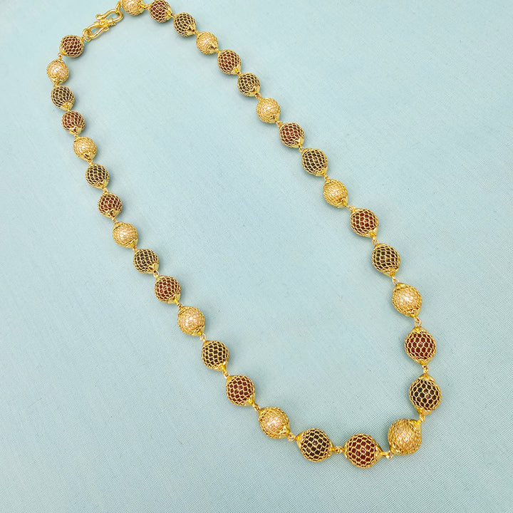 18" Mesh Beads Necklace