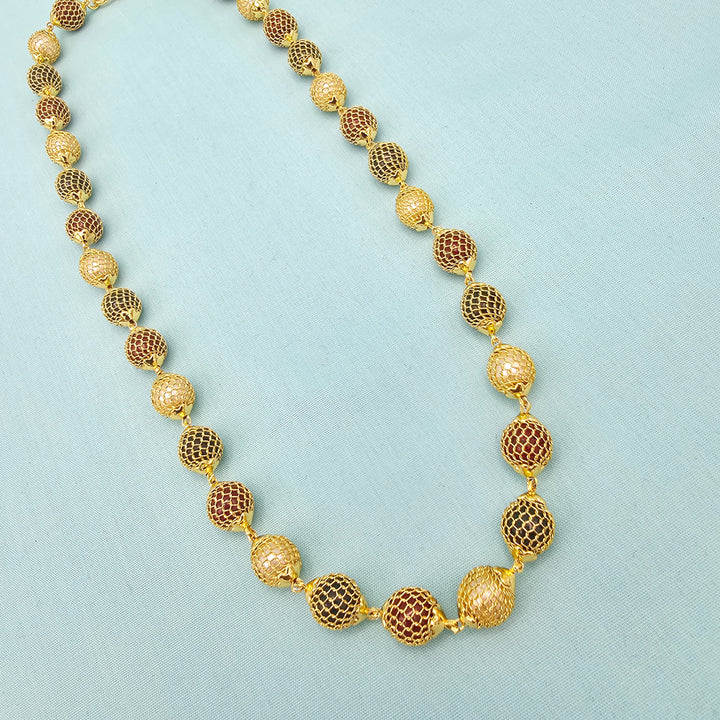 18" Mesh Beads Necklace