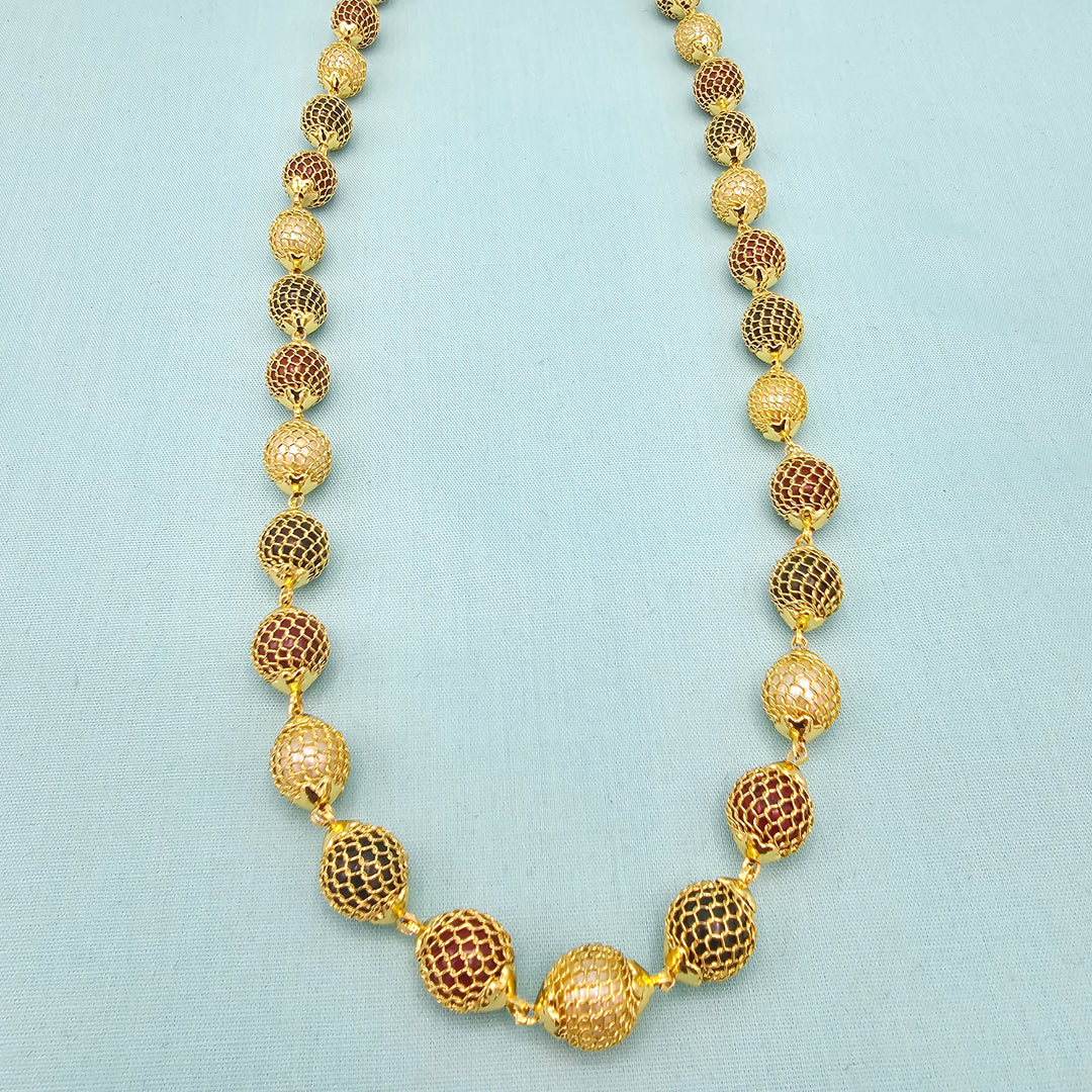 18" Mesh Beads Necklace