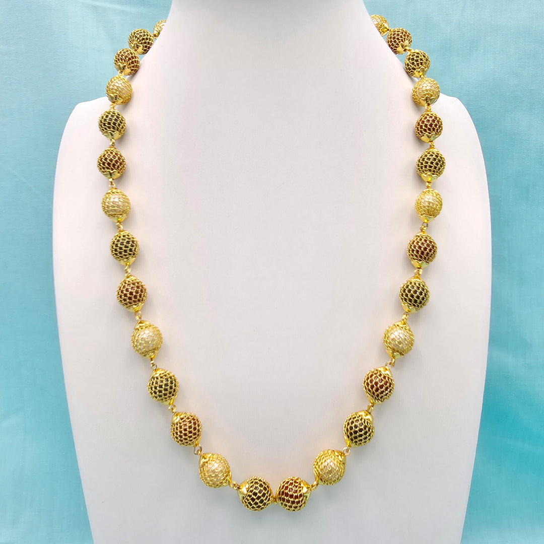 18" Mesh Beads Necklace