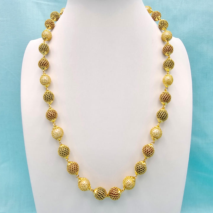 18" Mesh Beads Necklace