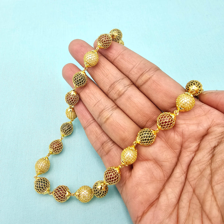 18" Mesh Beads Necklace