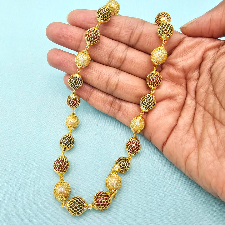 18" Mesh Beads Necklace
