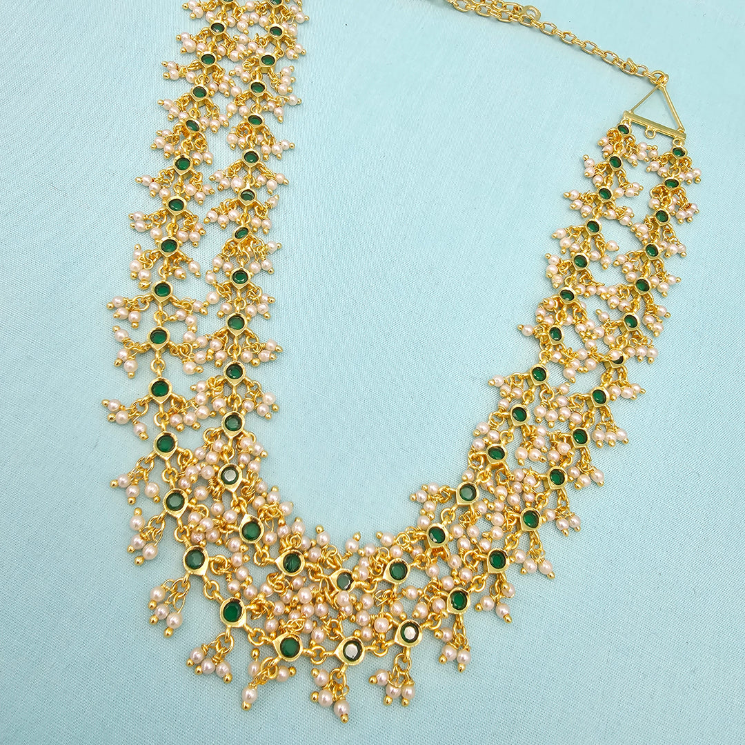 2 Layers Guttapoosalu Necklace