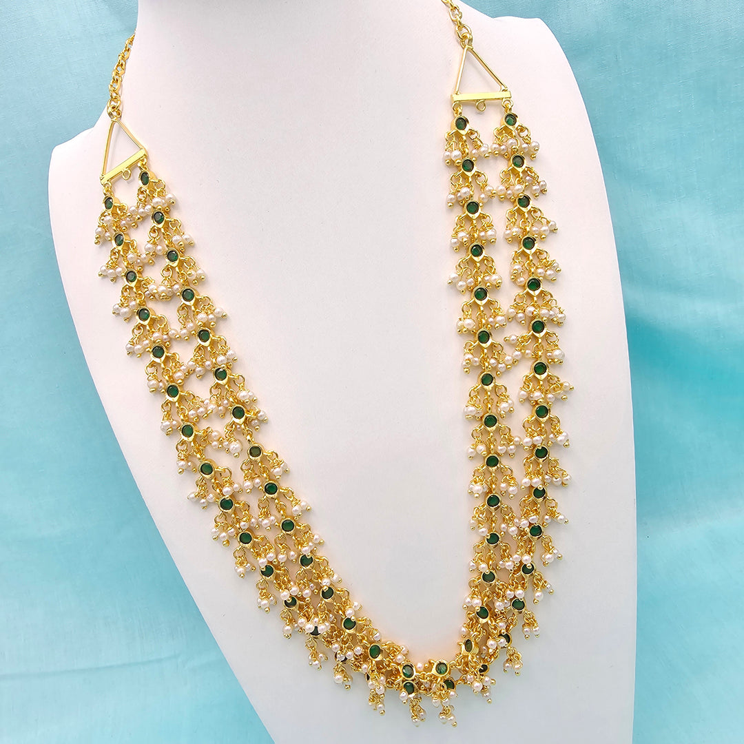 2 Layers Guttapoosalu Necklace