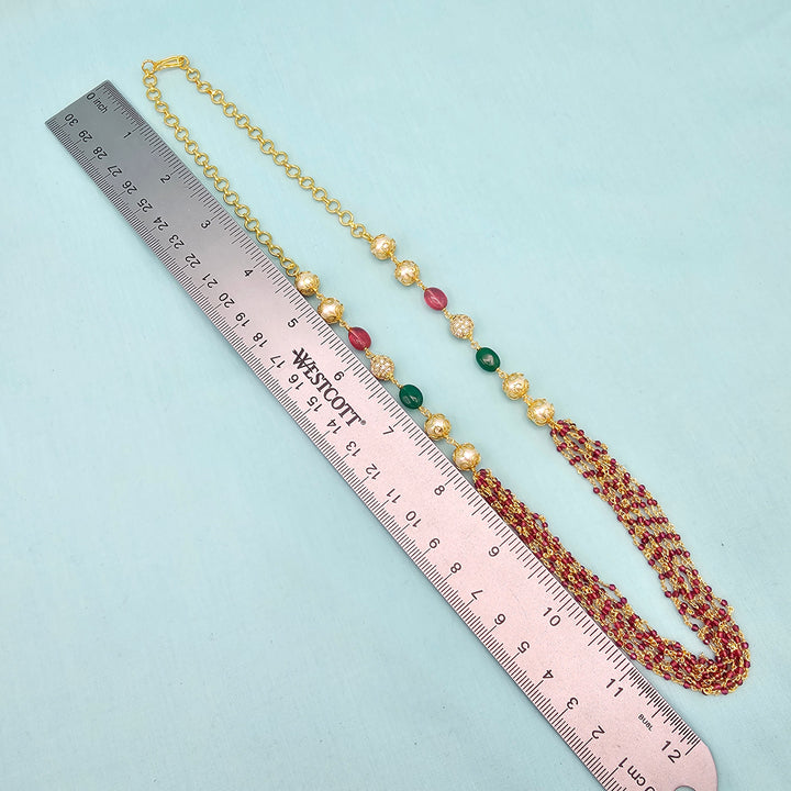 8 Layers Ruby Necklace