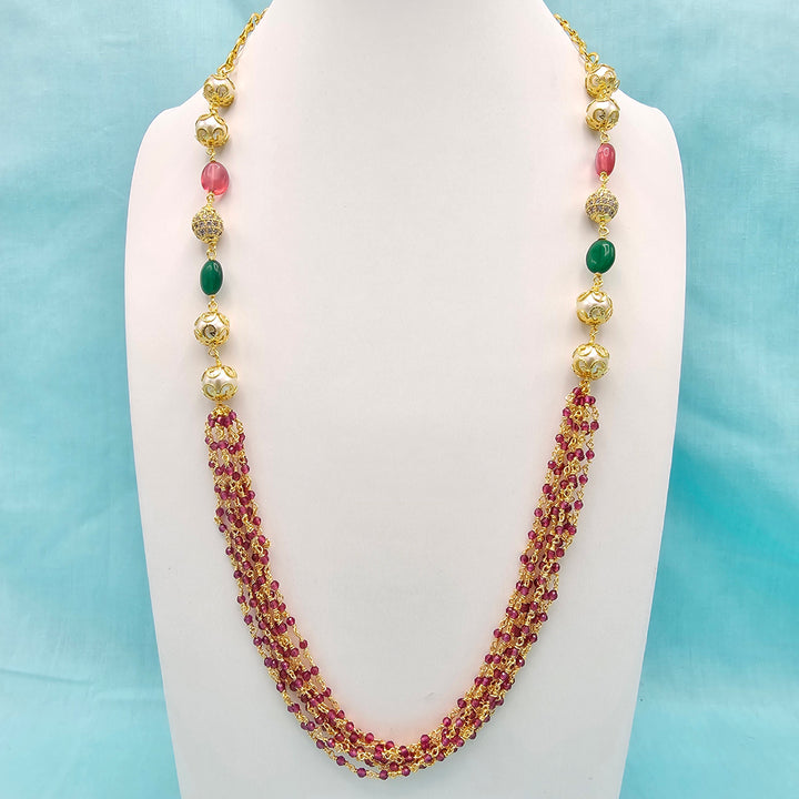 8 Layers Ruby Necklace