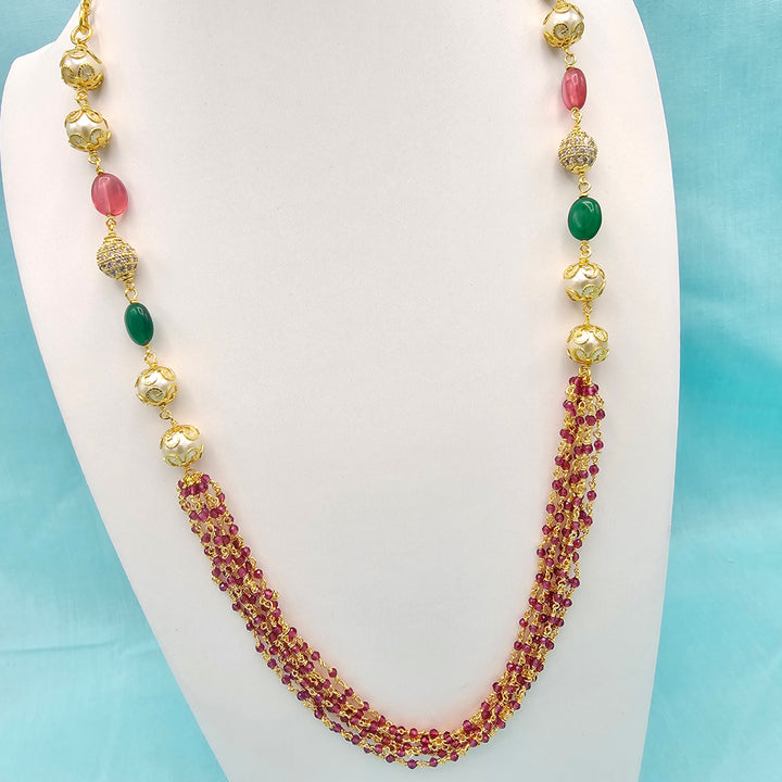 8 Layers Ruby Necklace