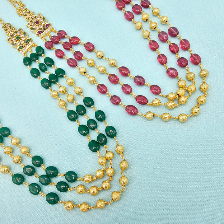 3 Layers beads Necklace