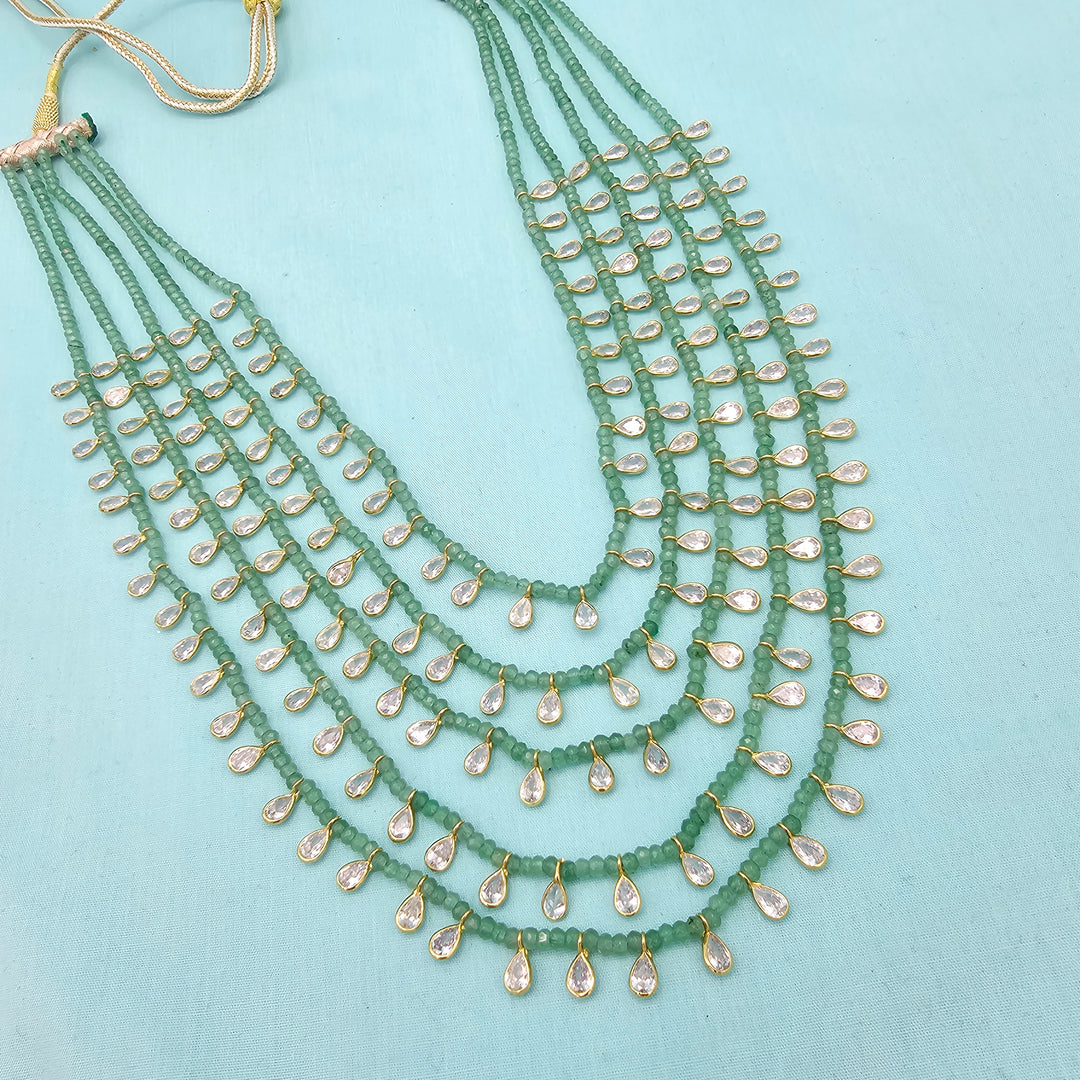 Green Layered Necklace