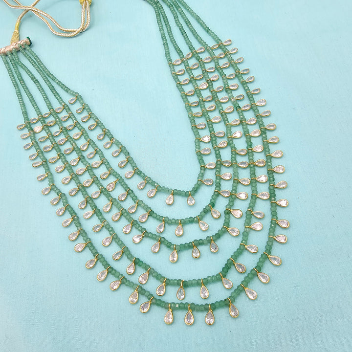 Green Layered Necklace