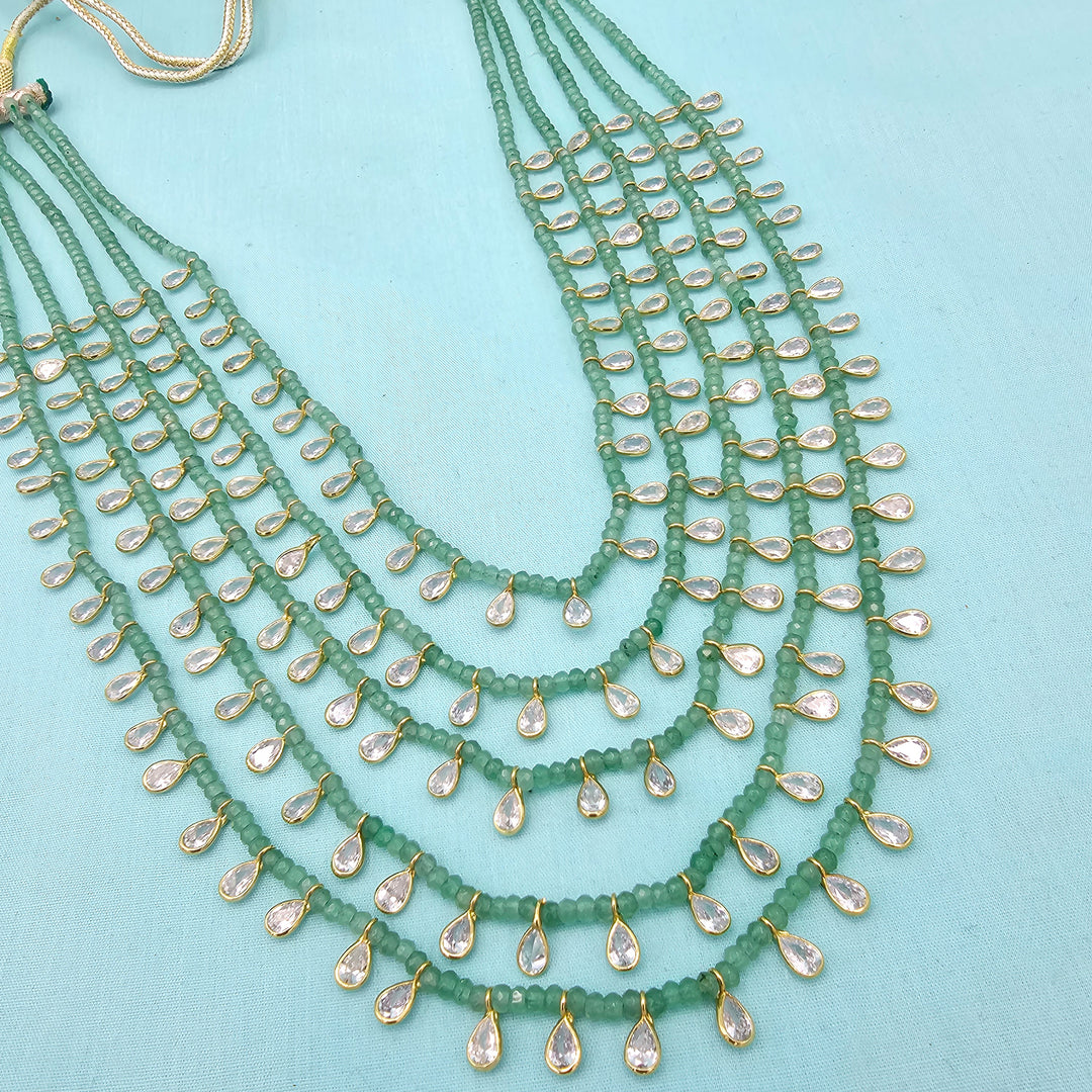 Green Layered Necklace
