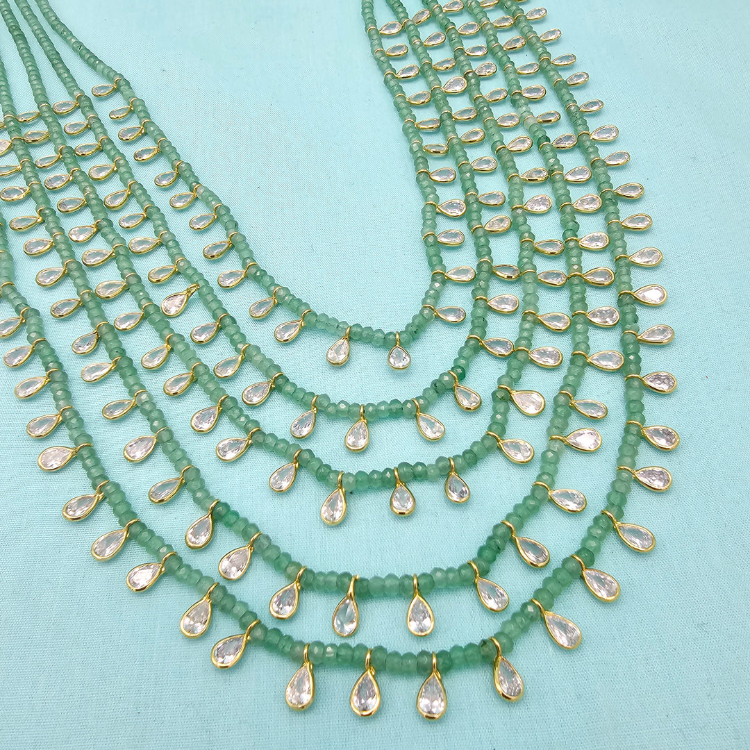 Green Layered Necklace