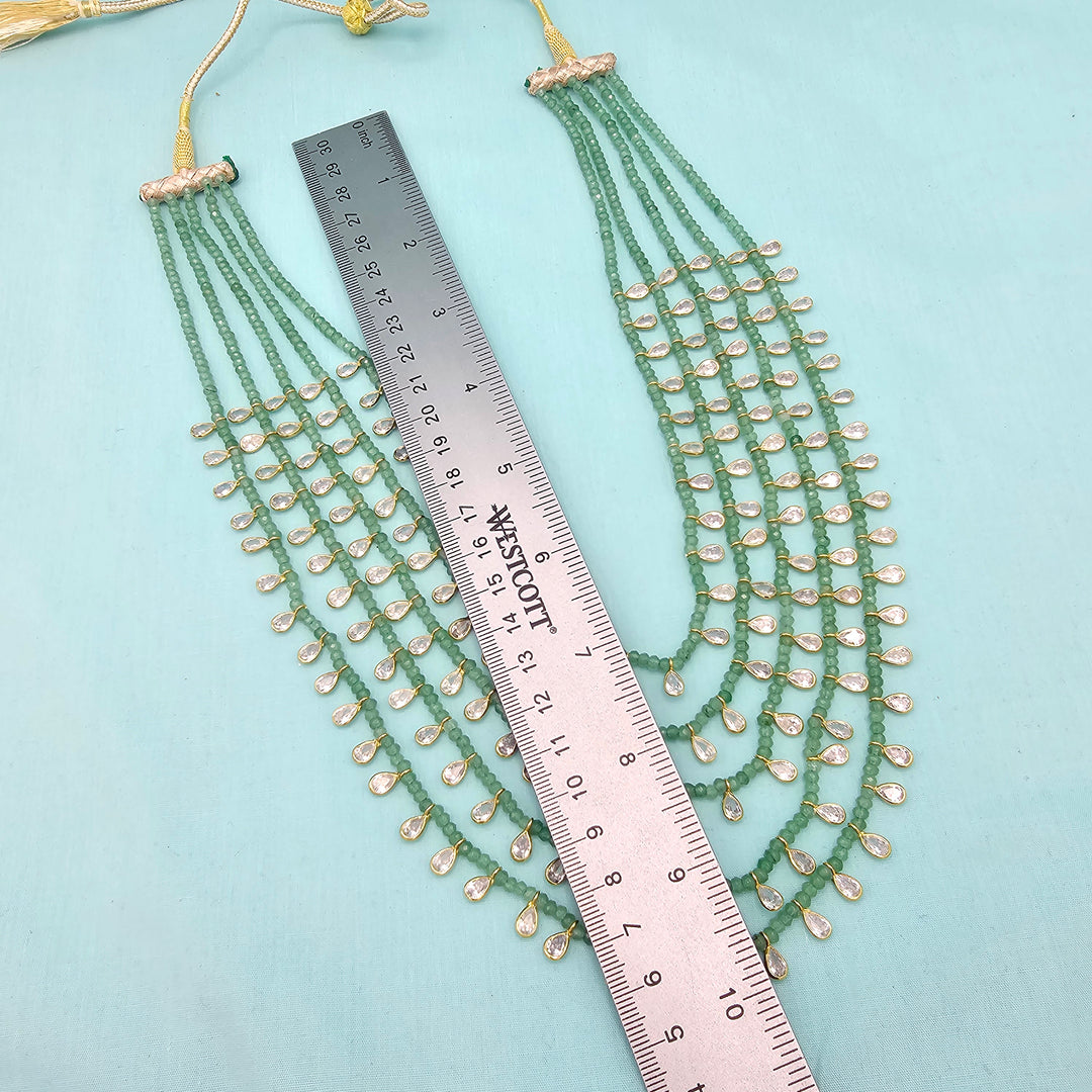 Green Layered Necklace