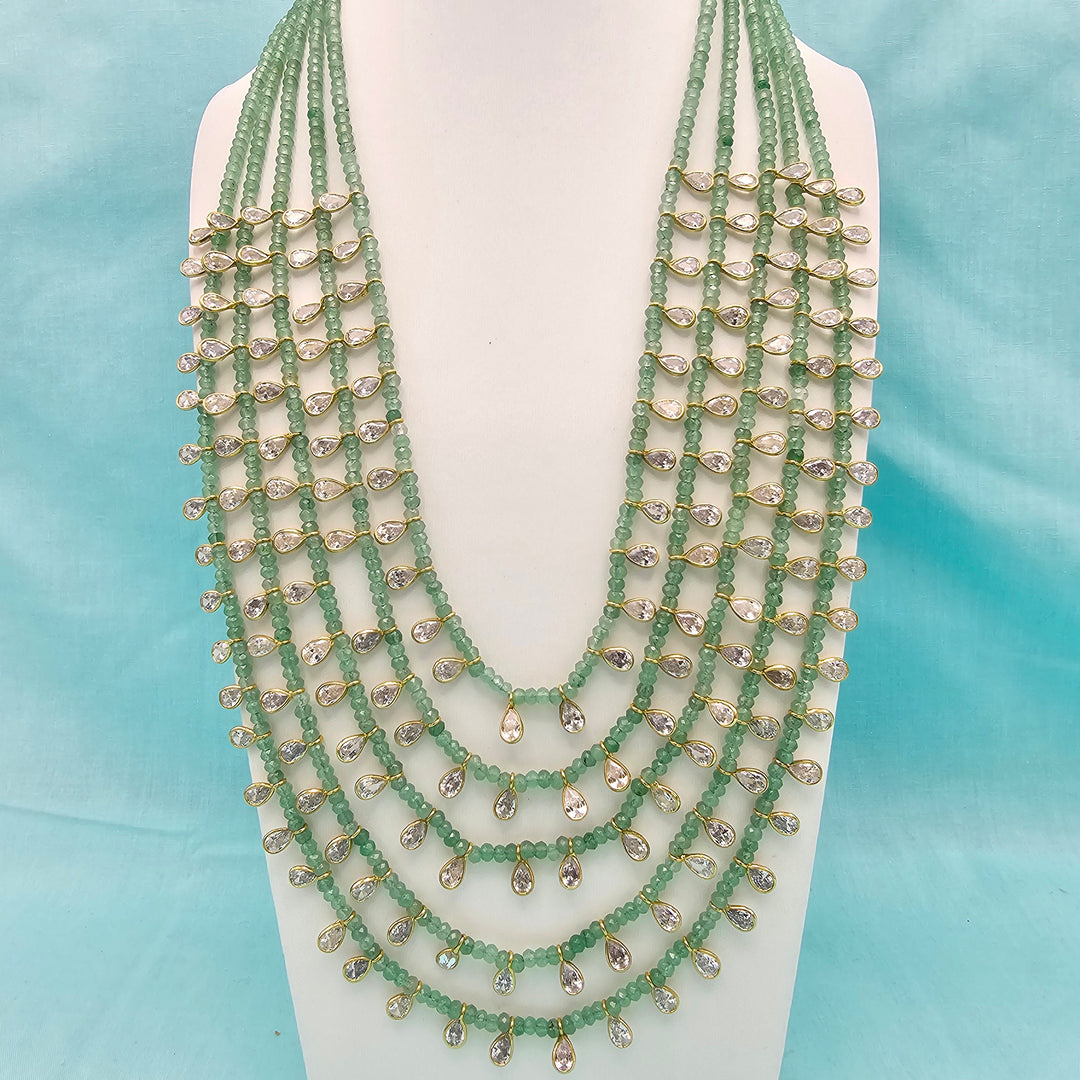 Green Layered Necklace