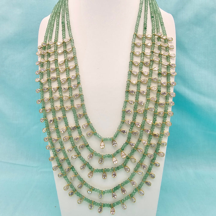 Green Layered Necklace