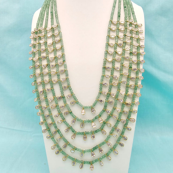 Green Layered Necklace