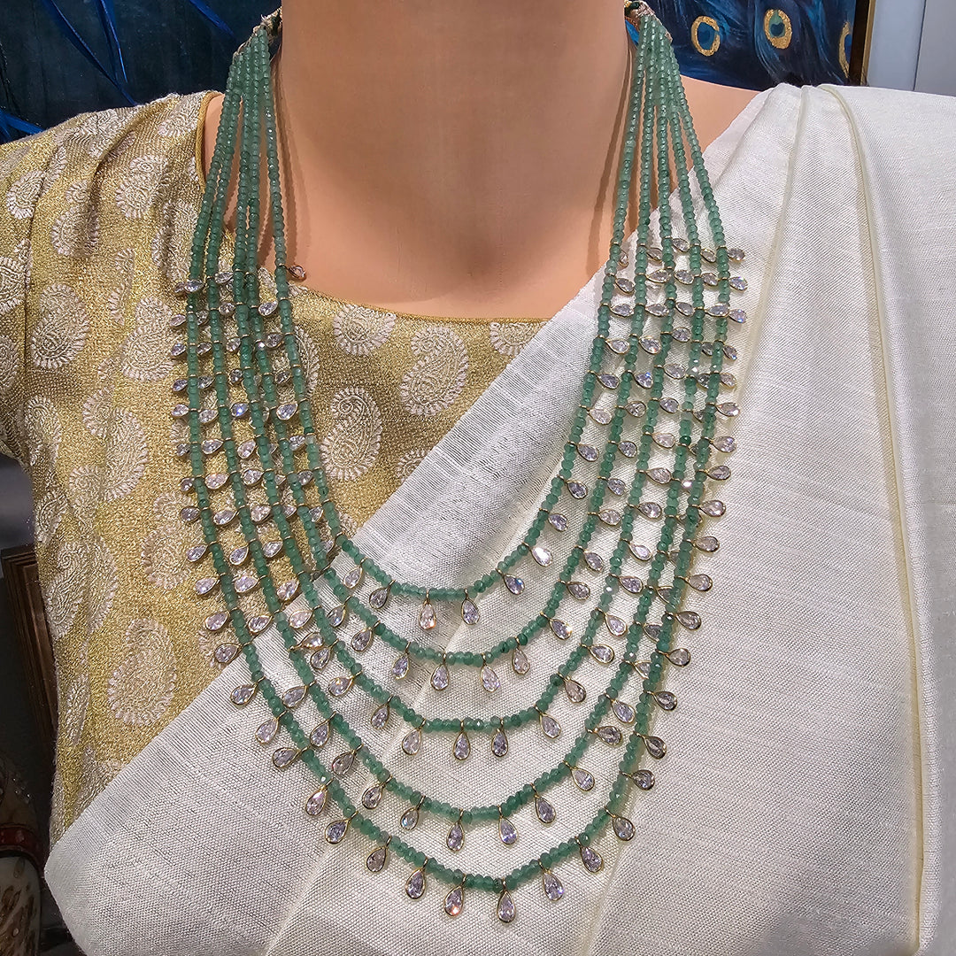 Green Layered Necklace