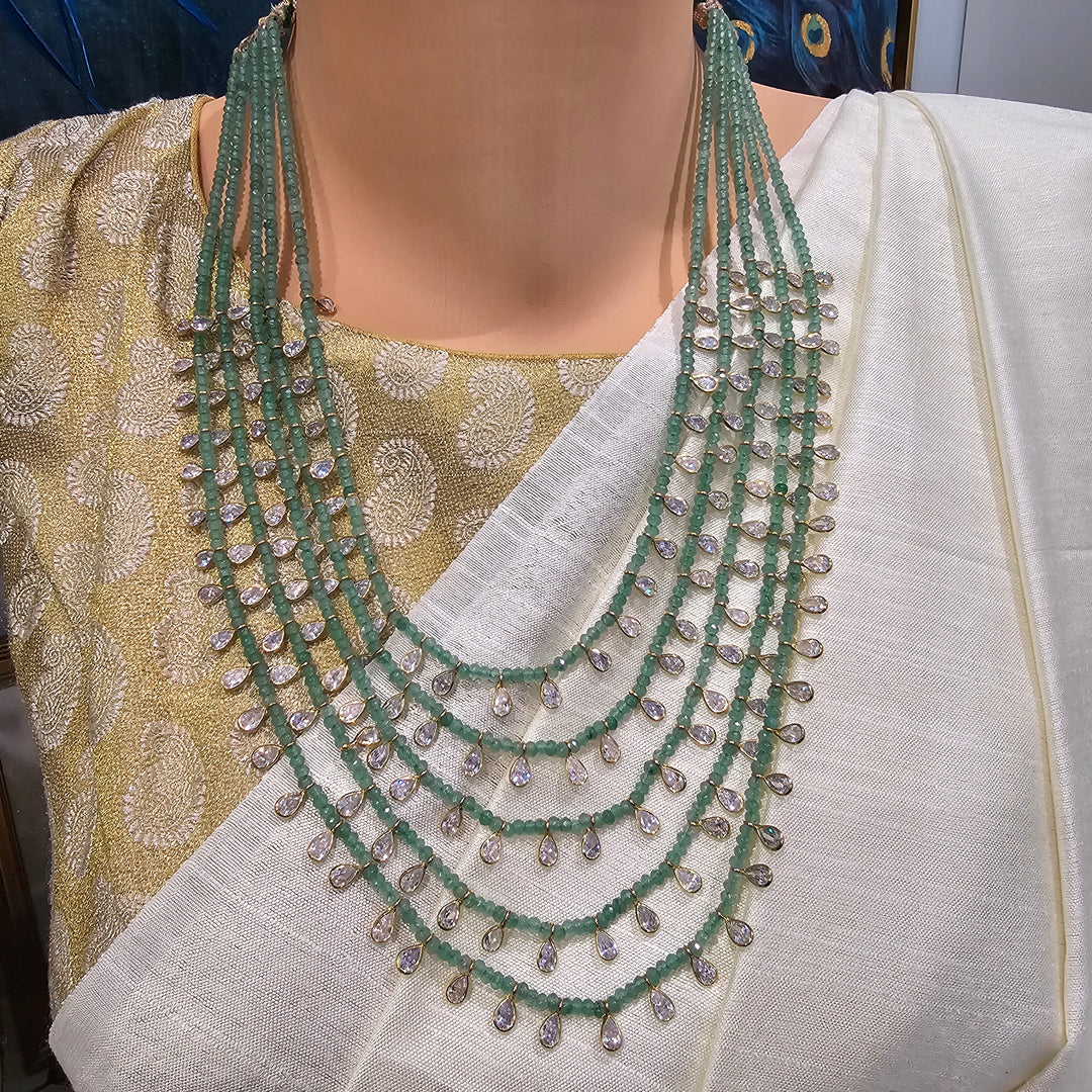 Green Layered Necklace