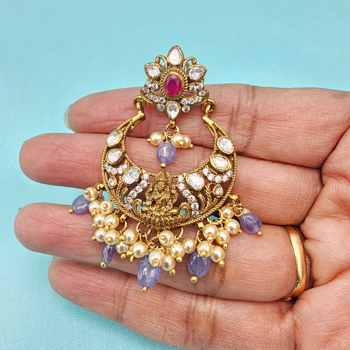 Silver Lakshmi Tanzanite Bali