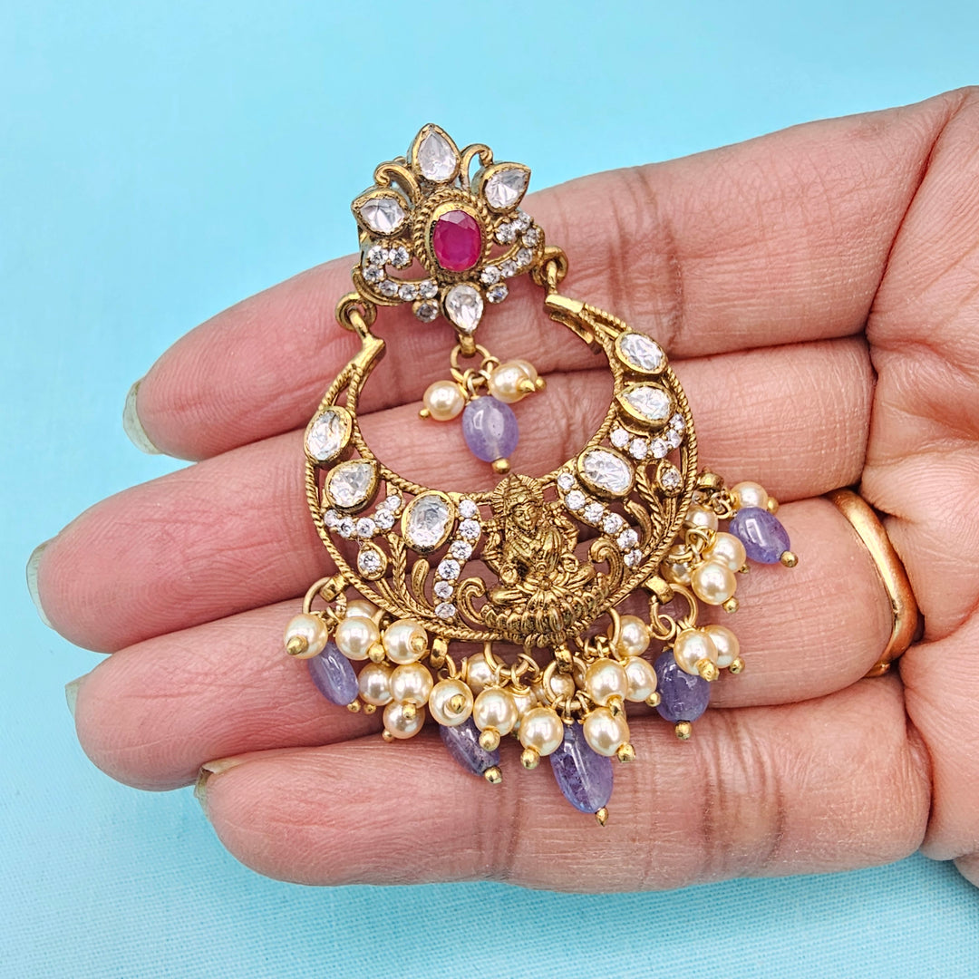 Silver Lakshmi Tanzanite Bali
