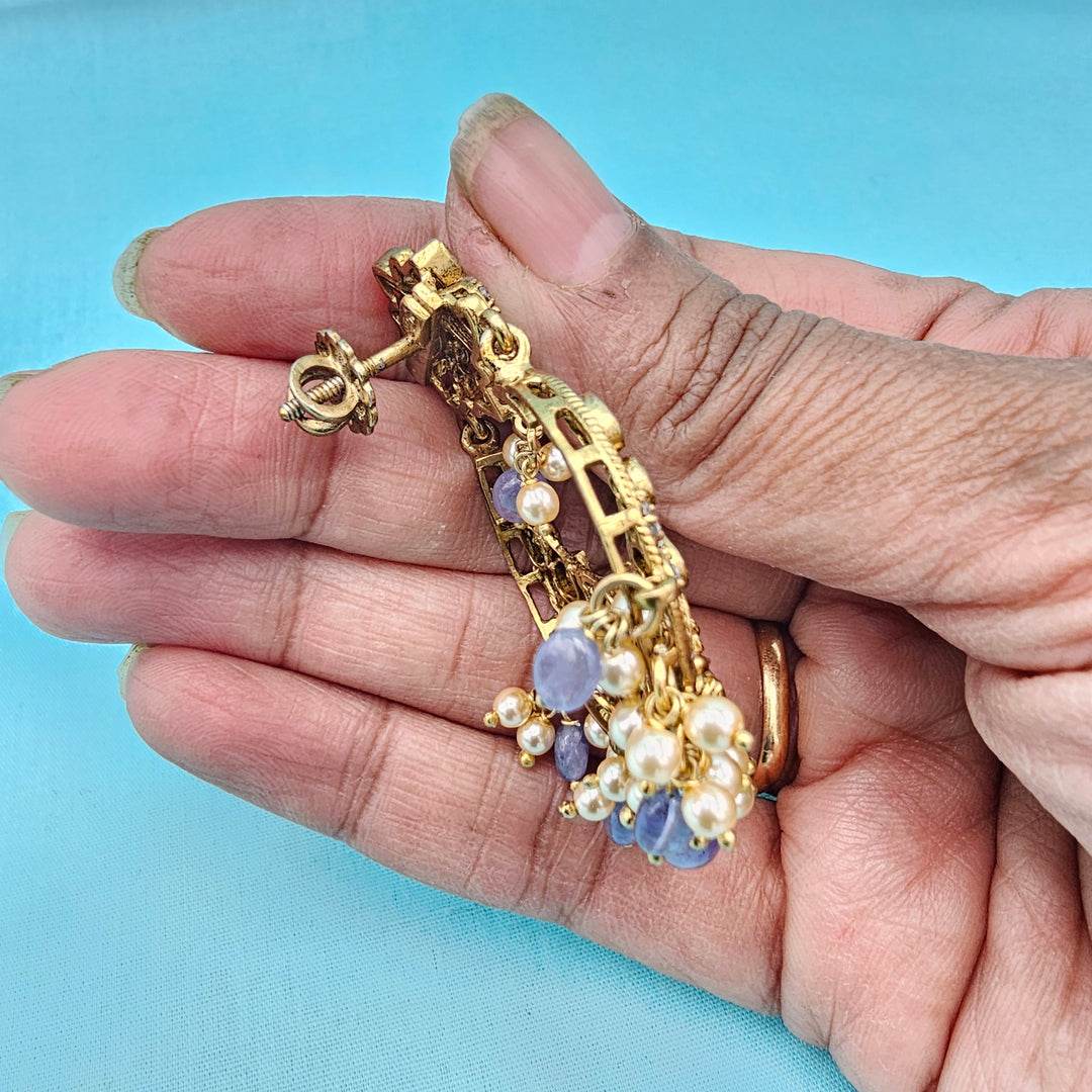Silver Lakshmi Tanzanite Bali