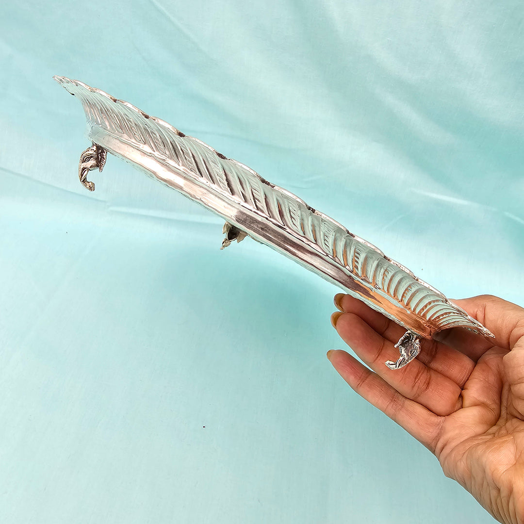 9" Silver Pooja Thali