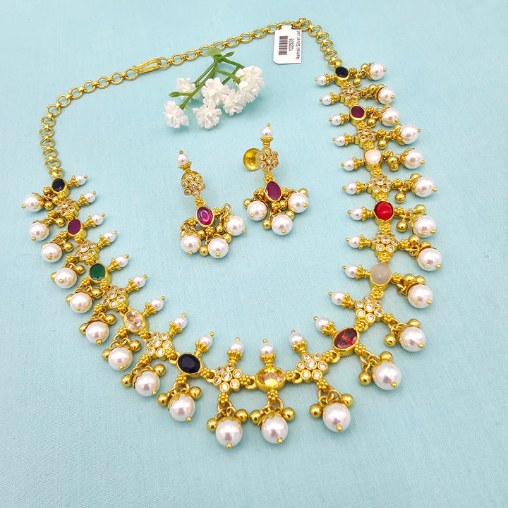 Navratna Necklace Set