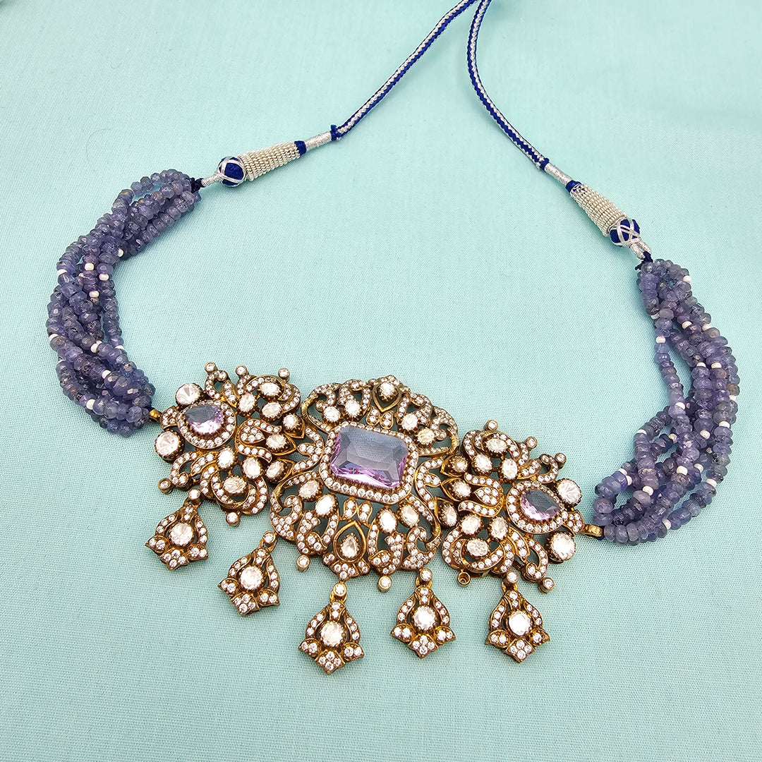 Tanzanite Victorian Choker