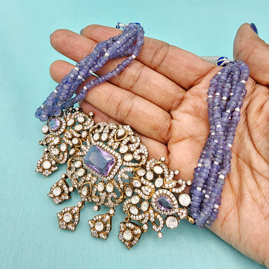 Tanzanite Victorian Choker