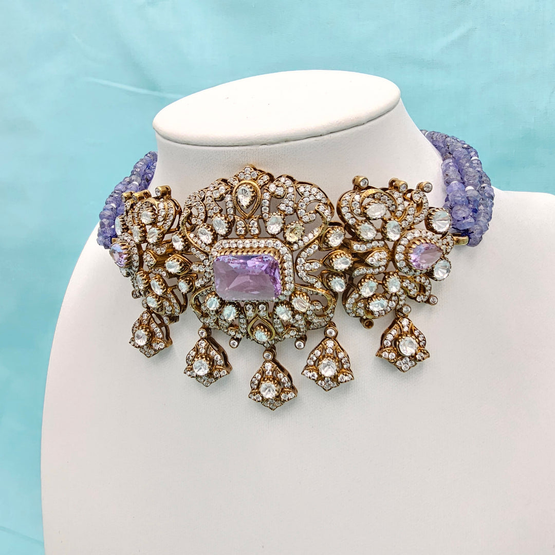 Tanzanite Victorian Choker