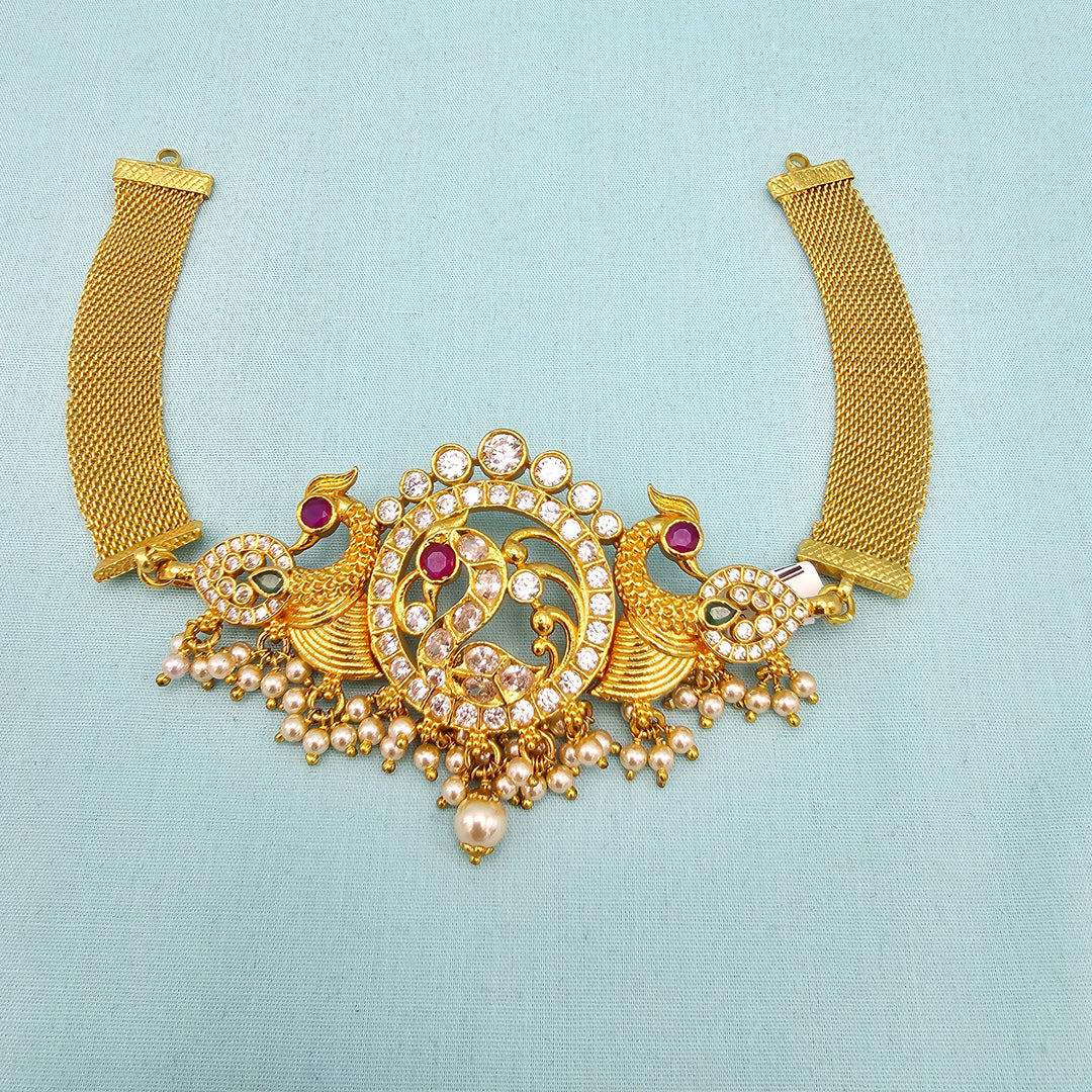 CZ Choker cum Baajubhan