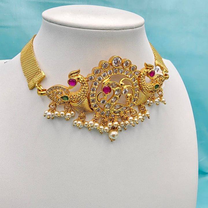 CZ Choker cum Baajubhan