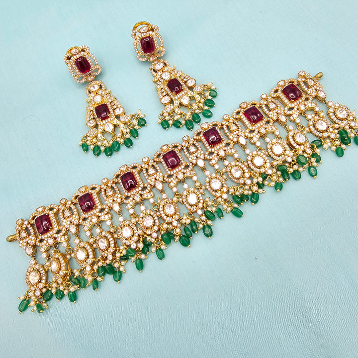 Bridal Moissanite Choker Set