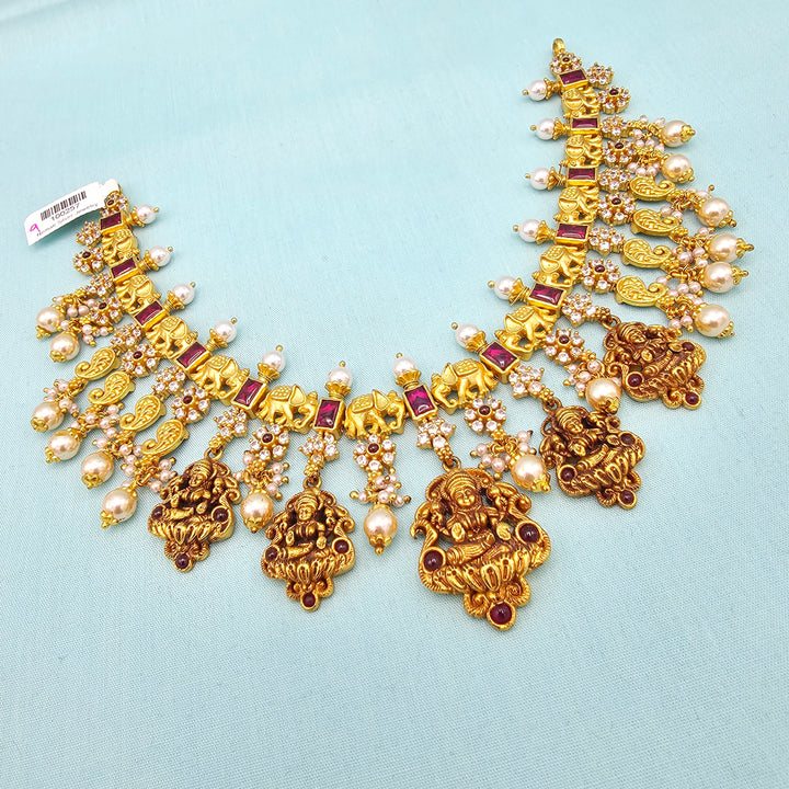 Lakshmi Temple Necklace
