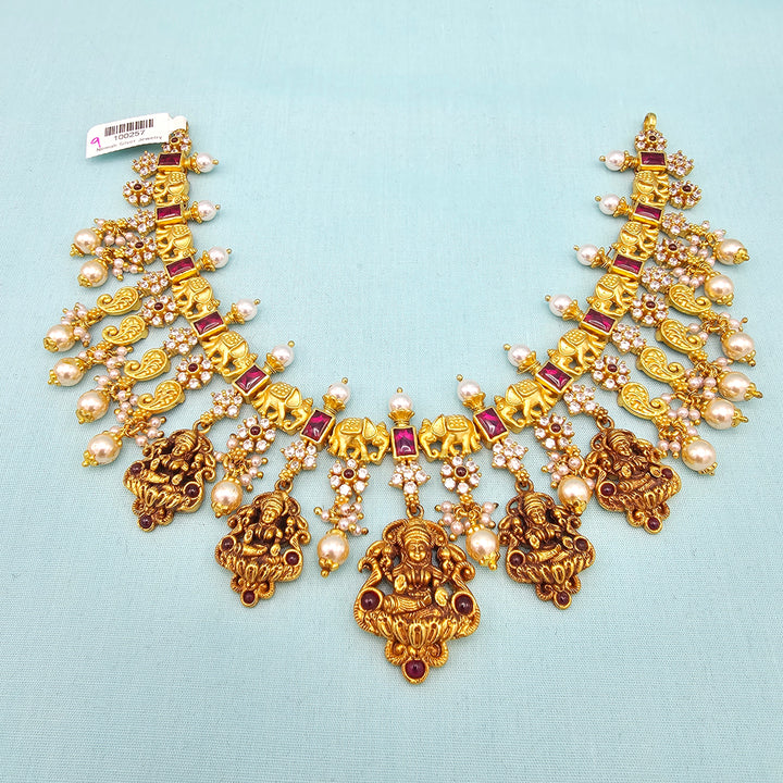 Lakshmi Temple Necklace
