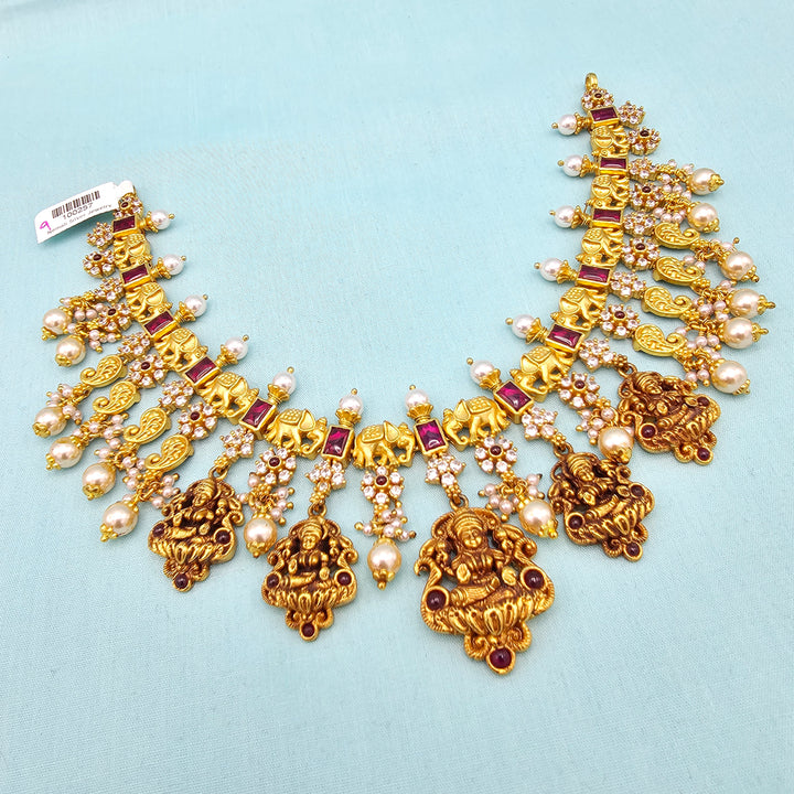 Lakshmi Temple Necklace