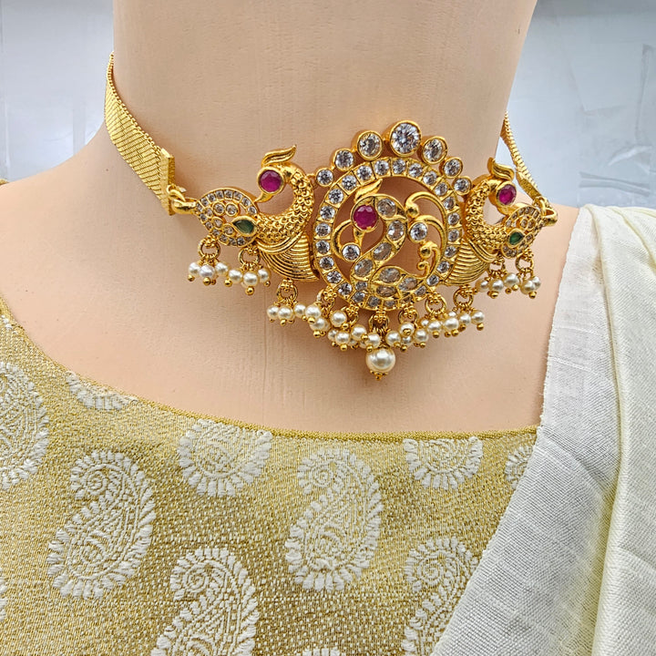 CZ Choker cum Baajubhan