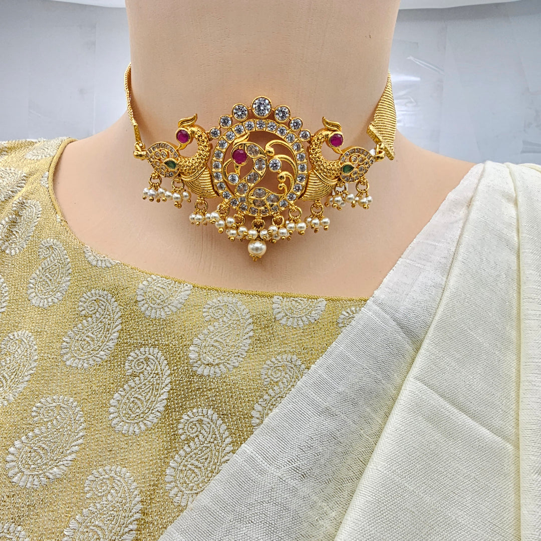 CZ Choker cum Baajubhan