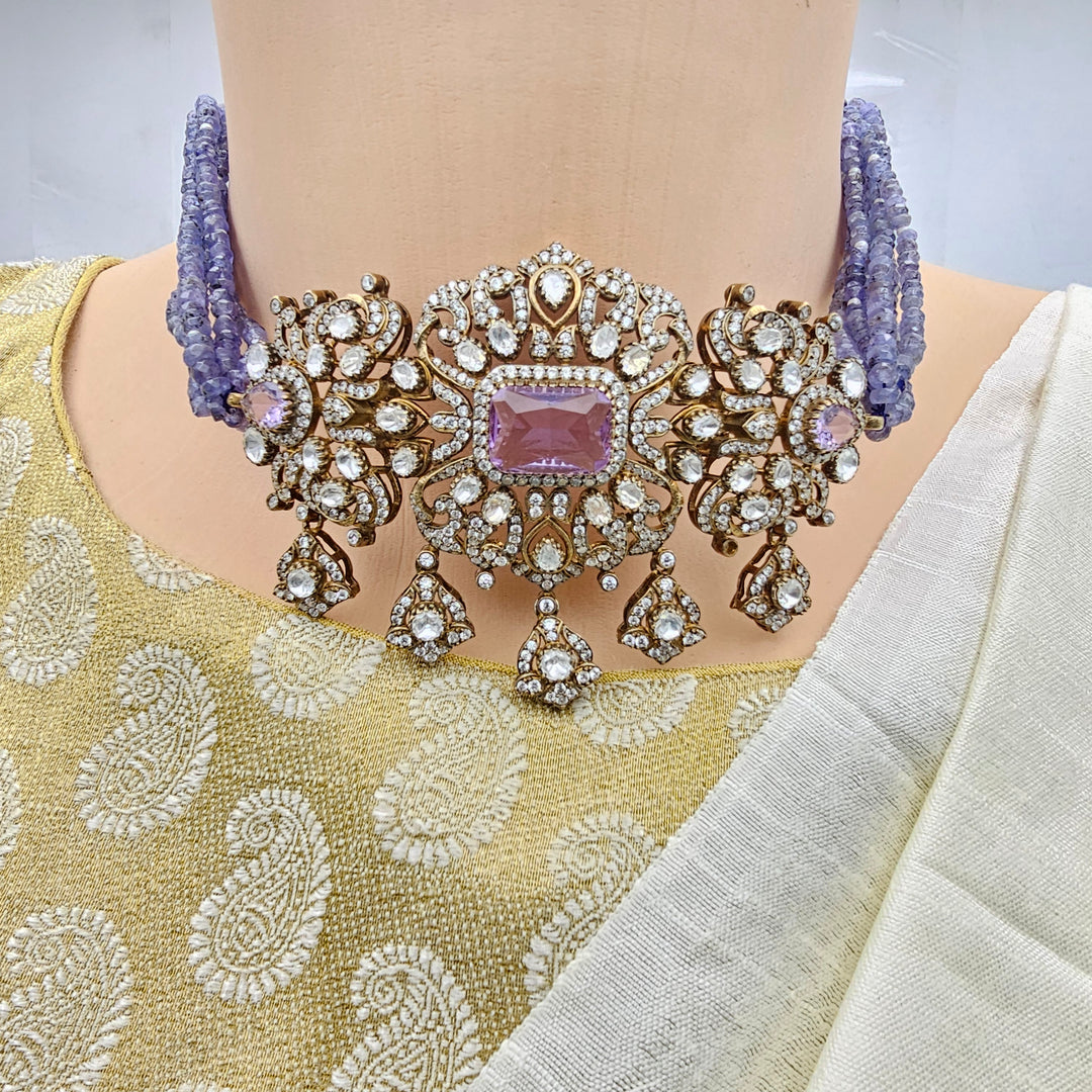 Tanzanite Victorian Choker