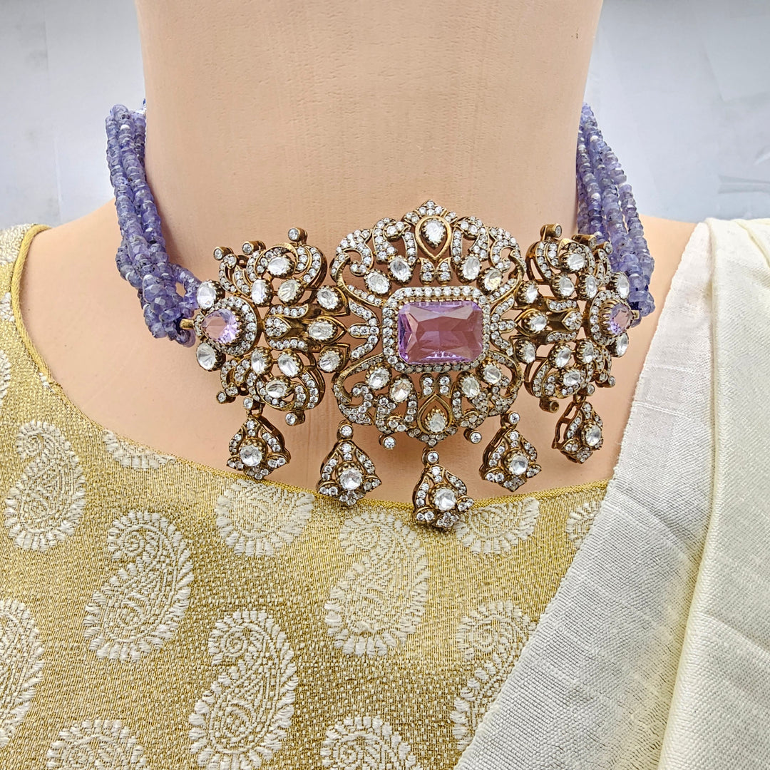 Tanzanite Victorian Choker