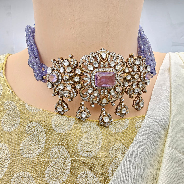 Tanzanite Victorian Choker