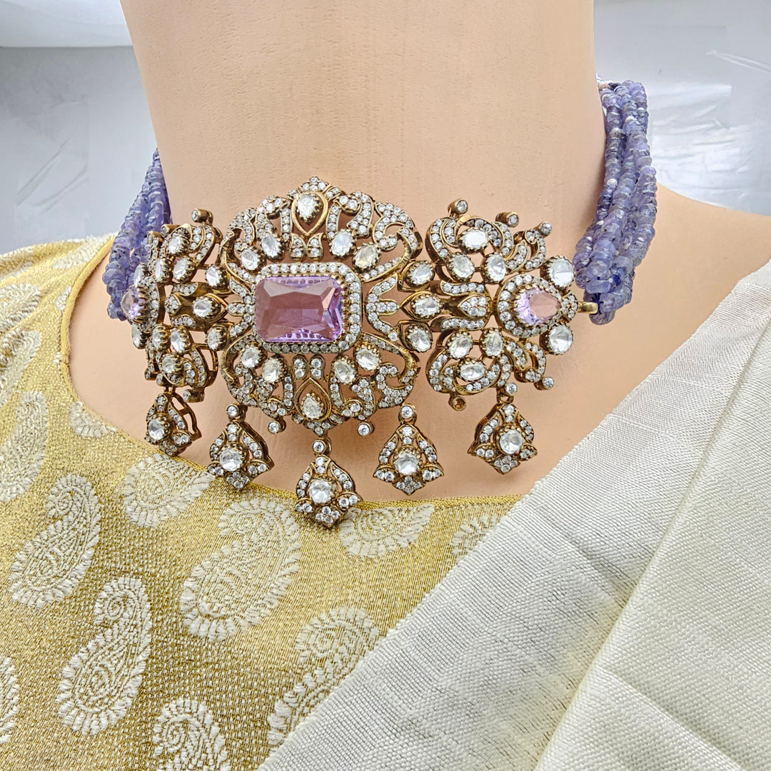 Tanzanite Victorian Choker