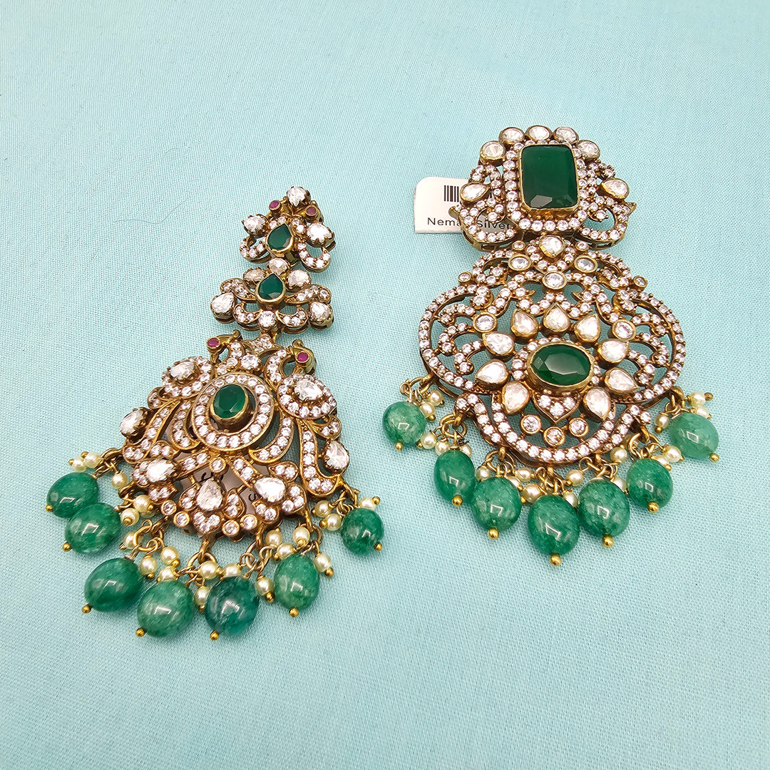 Green Victorian Pendants