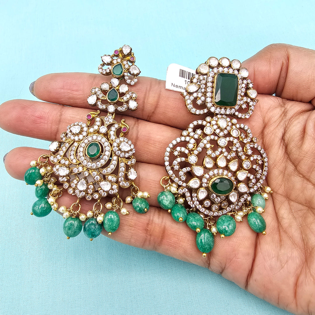Green Victorian Pendants